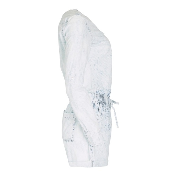 JOE'S Jeans The Drawstring Romper hickory stripe - Picture 3 of 15